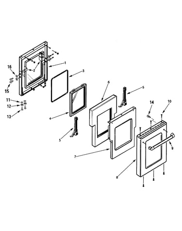Door assembly (small)