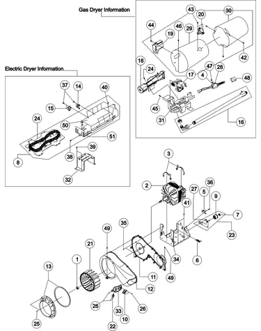 Blower-heater-motor