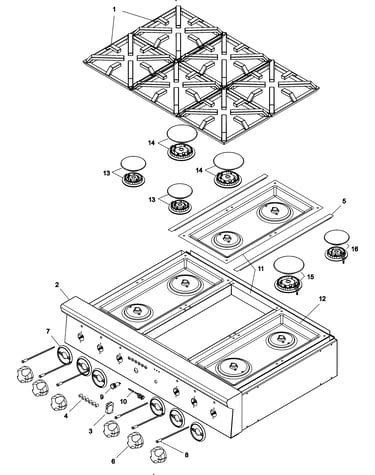 Cooktop controls