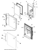 Refrigerator door