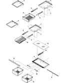 Refrigerator shelving