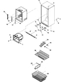 Interior cabinet & freezer shelving