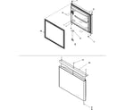 Kenmore 59666132700 freezer door diagram