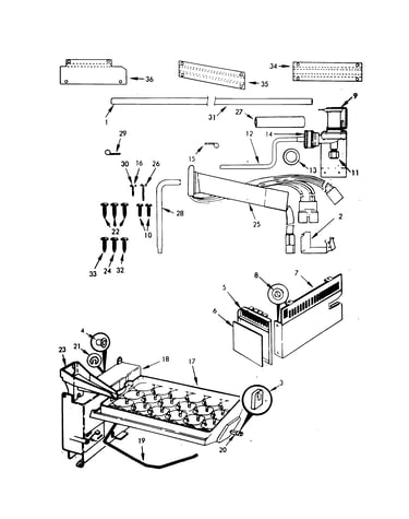 Ice maker section