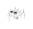 Magic Chef 3510KRW top assembly diagram