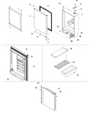 Refrigerator door