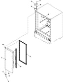 Left refrigerator door