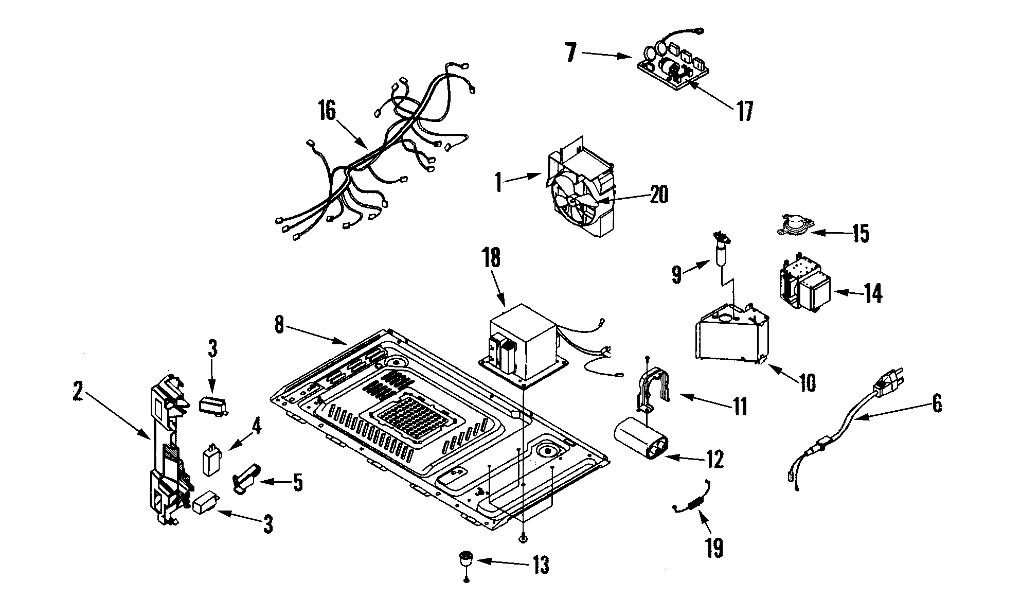 INTERNAL CONTROLS/LATCH ASY./BASE