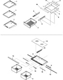 Refrigerator shelving