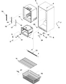 Interior cabinet & freezer shelving