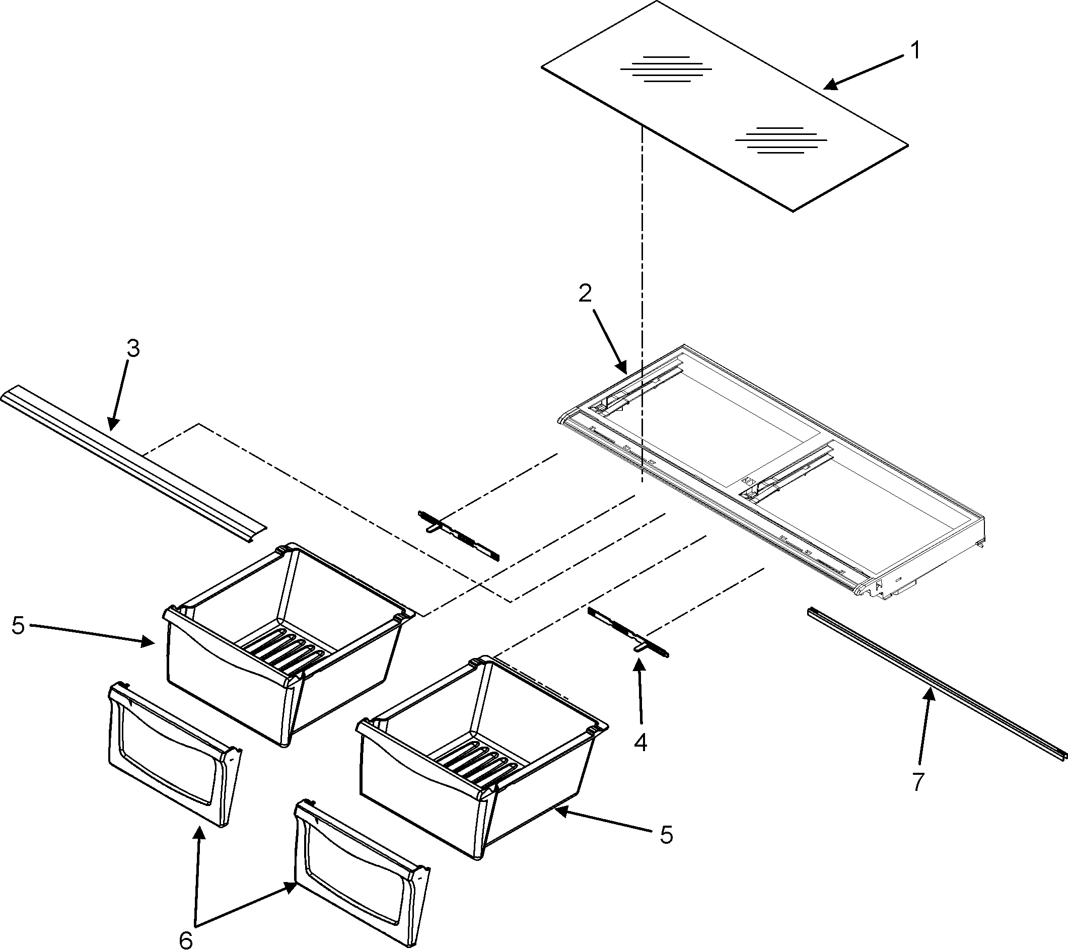 Crisper assembly