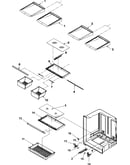 Refrigerator shelving