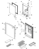 Refrigerator door