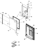 Refrigerator door