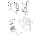 Kenmore 59665964700 refrigerator door diagram