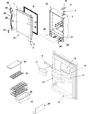 Refrigerator door
