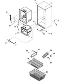 Interior cabinet & freezer shelving