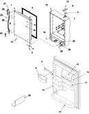 Refrigerator door