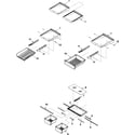 Amana ABB192ZDEQ refrigerator shelving diagram