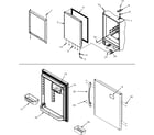 Maytag MBF2254HEQ refrigerator door diagram
