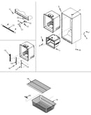 Interior cabinet & freezer shelves