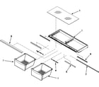 Maytag G32026PEKW crisper assembly diagram