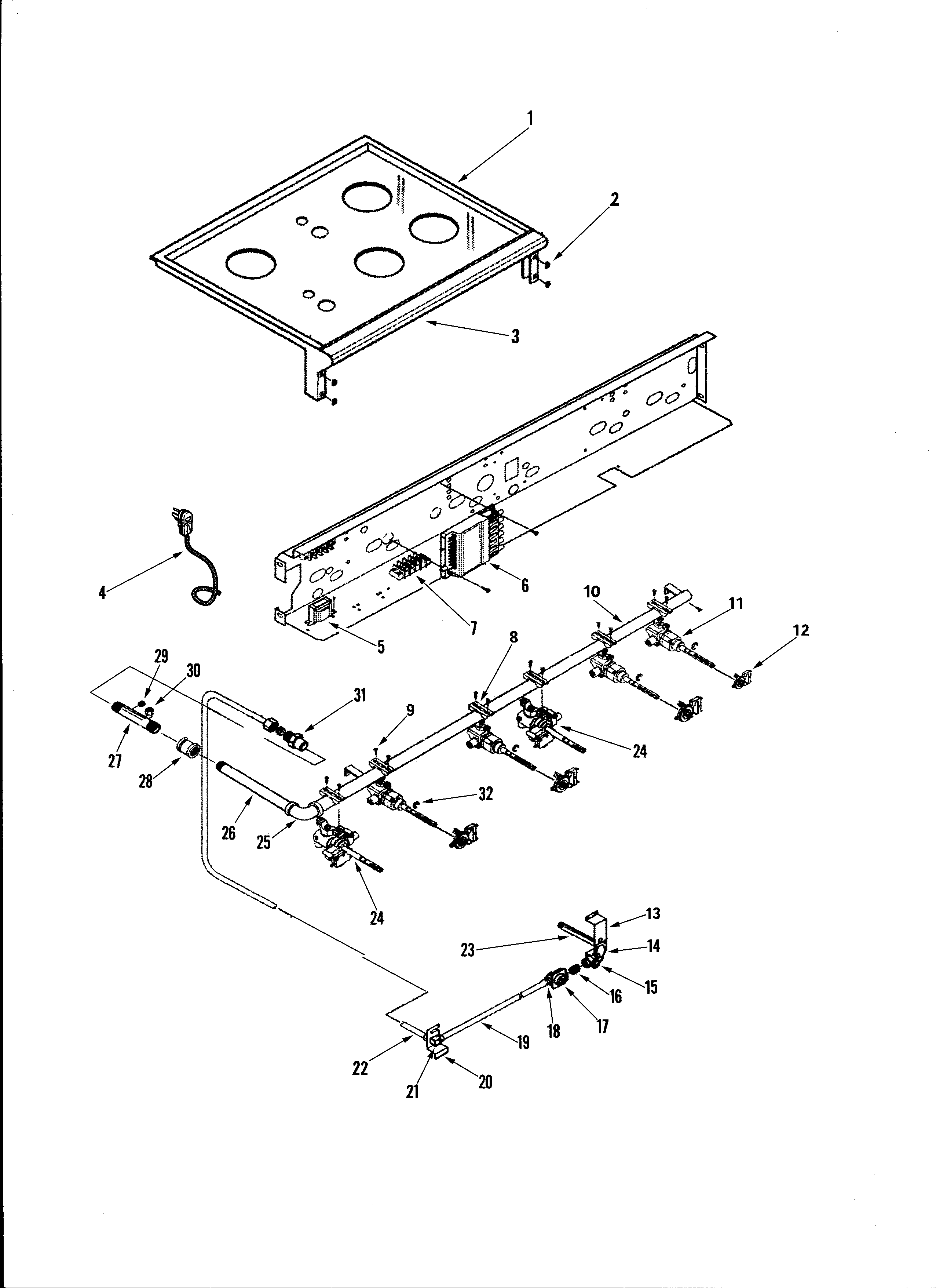 TOP/BURNER VALVES