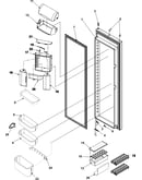 Refrigerator door