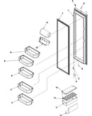 Refrigerator door