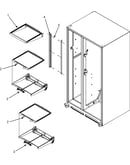 Refrigerator shelves