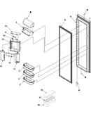 Refrigerator door