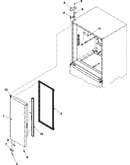 Left refrigerator door