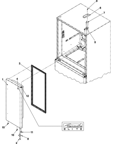 Right refrigerator door
