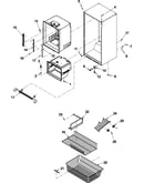 Interior cabinet & freezer shelving