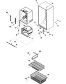Interior cabinet & freezer shelving