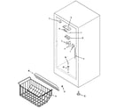 Amana AFU1705BW freezer compartment diagram