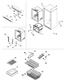Interior cabinet & freezer shelving