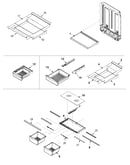 Refrigerator shelving
