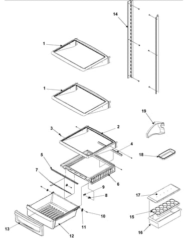 Deli and ref shelf series 50+