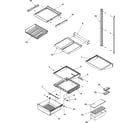 Amana ASD2628HEQ deli and ref shelf series 50+ diagram