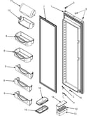 Refrigerator door