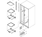 Jenn-Air JCB2280HEB adj ref shelf diagram