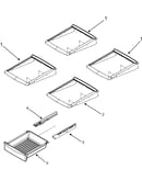 Refrigerator shelves