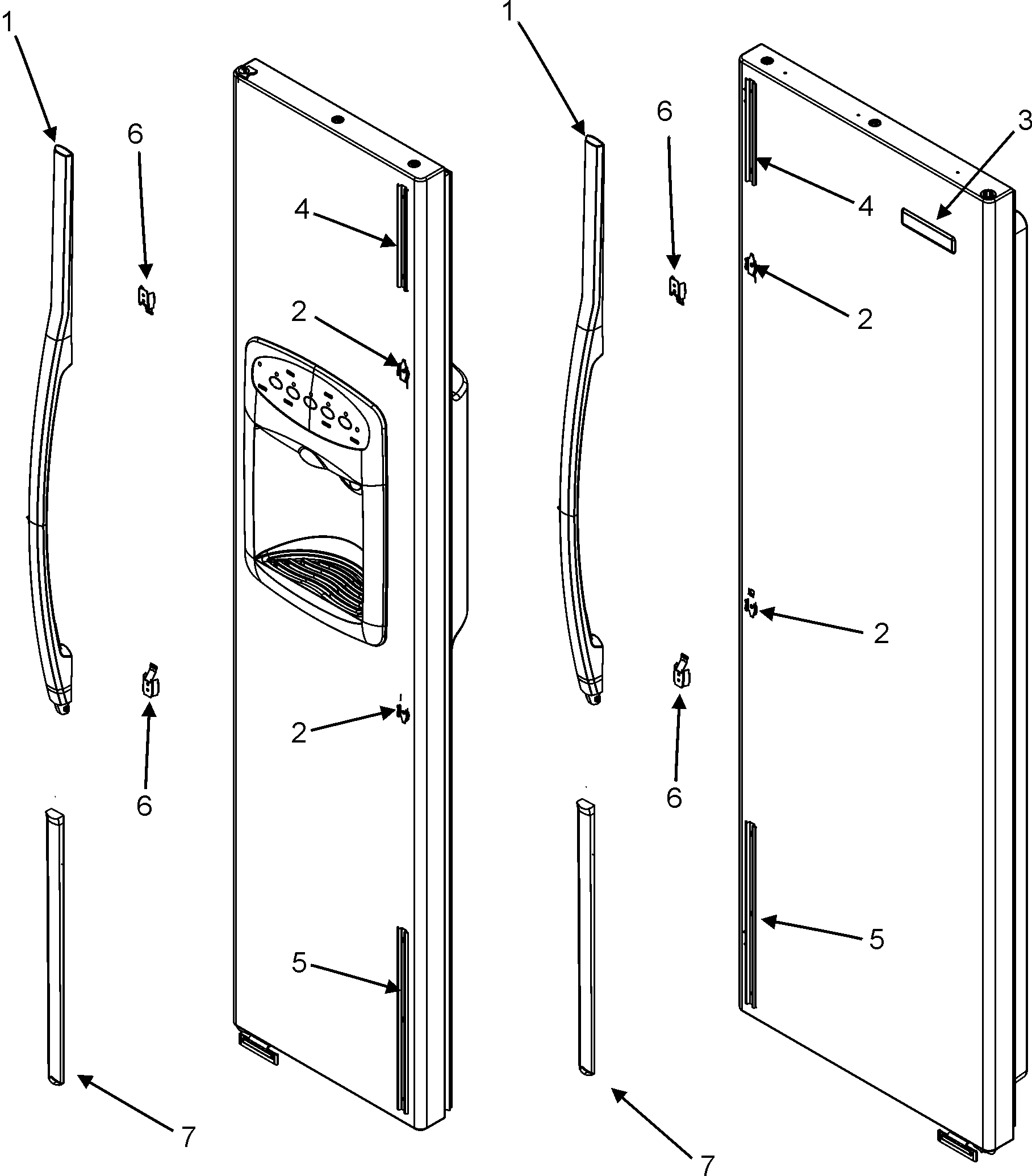 Handles (jsd2690heb/w)