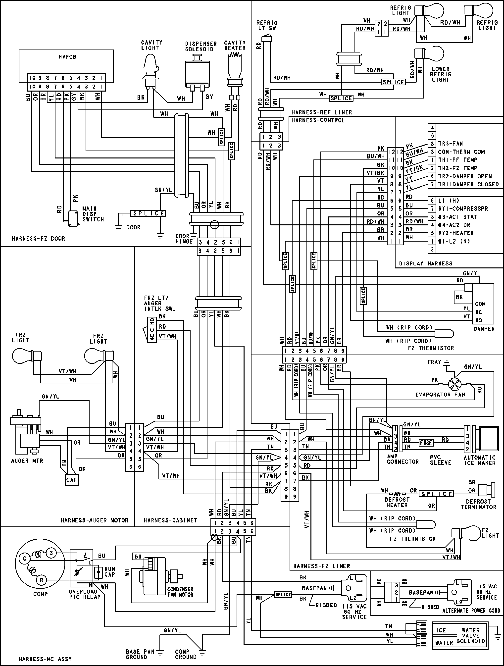 WIRING INFORMATION (SERIES 52)