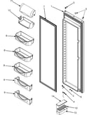 Refrigerator door