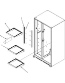 Refrigerator shelves