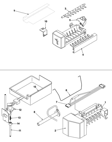 Optional ice maker kit-ic510s