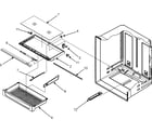 Amana GB2526PEKW pantry assembly diagram