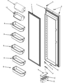 Refrigerator door